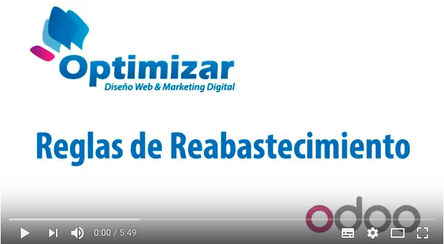 ERP Optimizar – Video Reglas de Reabastecimiento